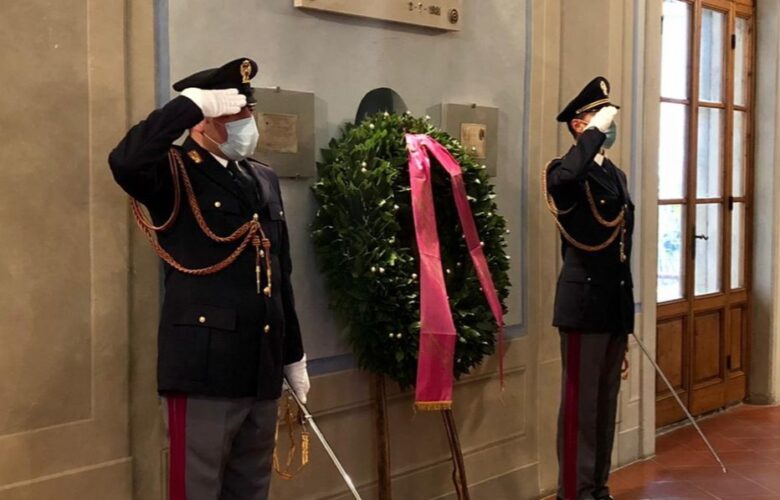 commemorazione caduti Polizia Questura firenze 2 Novembre 2020