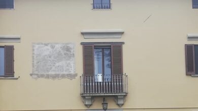 La facciata della Villa di Broncigliano.