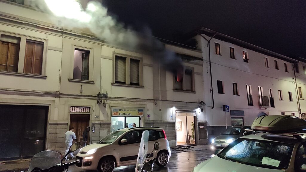 Incendio via della Fonderia