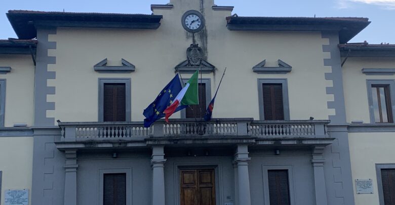 Il municipio di Calenzano (foto dell'autore).